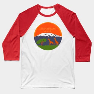 Kilimanjaro Altitude Baseball T-Shirt